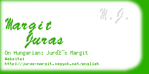 margit juras business card